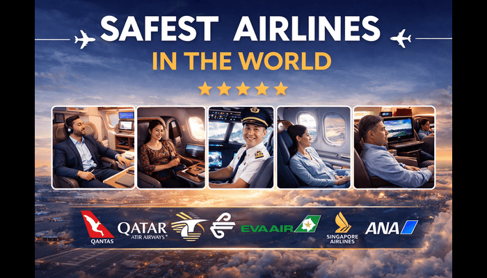 Safest Airlines in the World 2026 – Top 5 Most Reliable Airlines