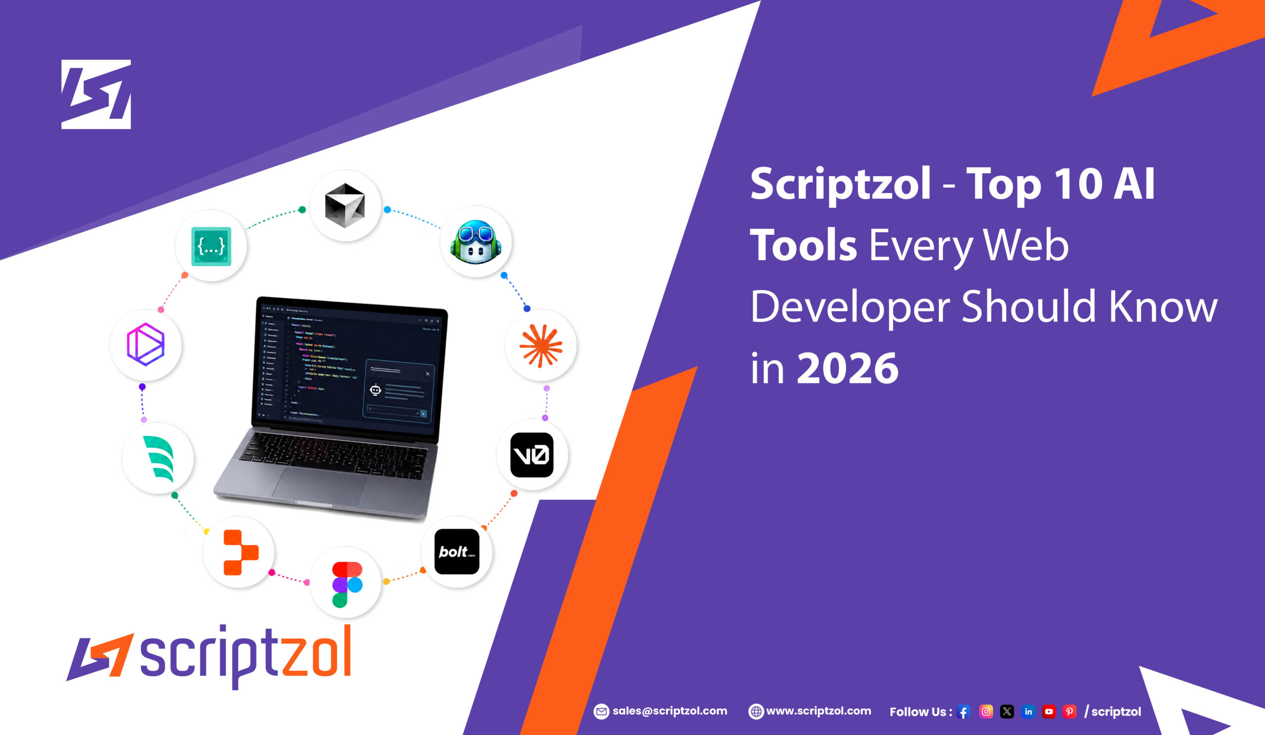 Top 10 AI Tools Every Web Developer Should Know in 2026 – Scriptzol