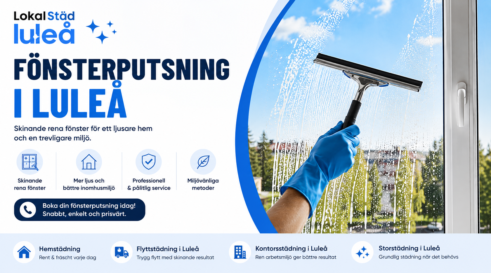 Window Cleaning in Luleå – Professional Window Cleaning for Spotless Results