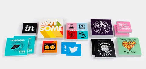 Custom Square Stickers for Better Branding and Packaging