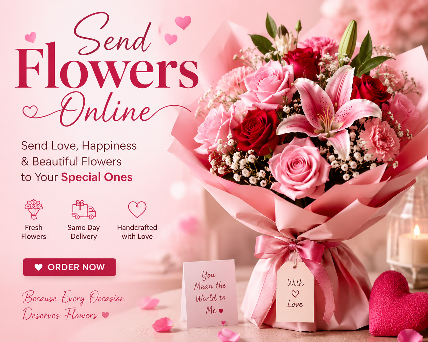How To Send Flowers Online And Surprise Someone On Their Birthday