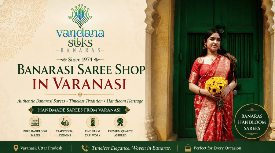 Handmade Sarees from Varanasi | Discover Traditional Craftsmanship