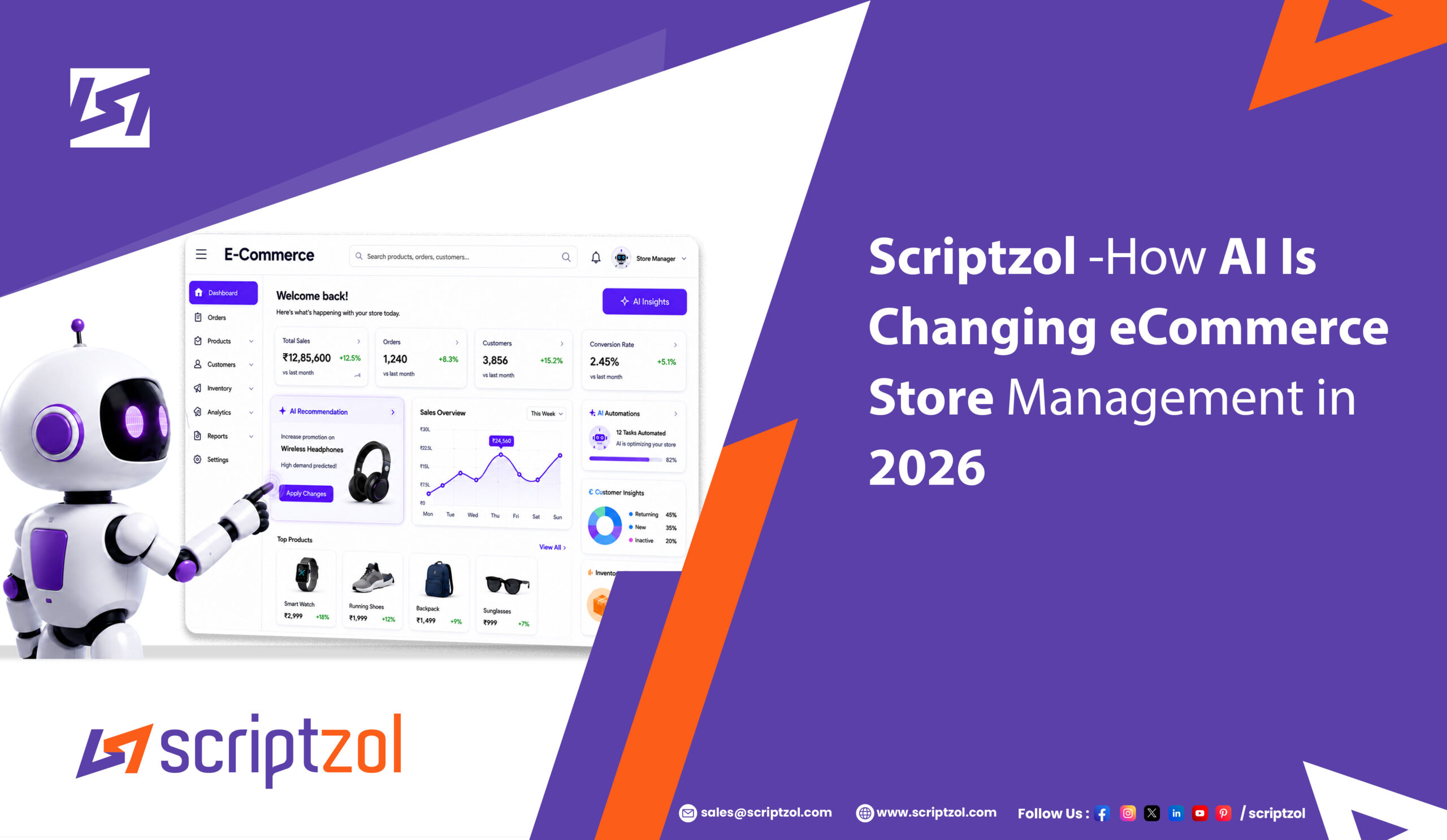 How AI Is Changing eCommerce Store Management in 2026 – Scriptzol