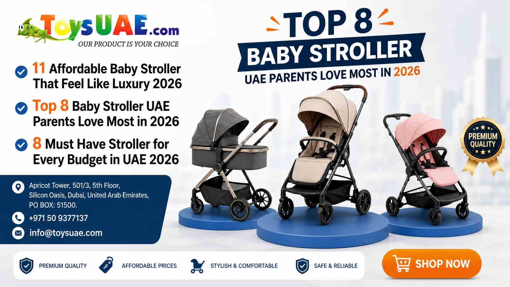 Top 8 Baby Stroller UAE Parents Love Most in 2026