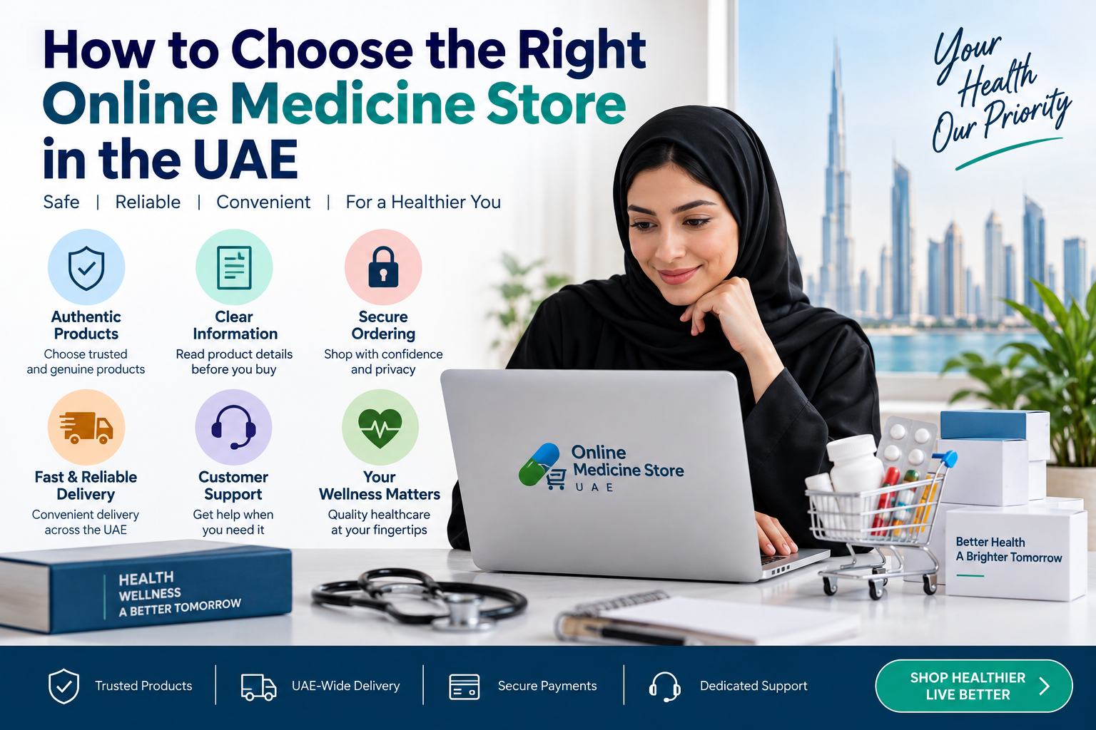 How to Choose the Right Online Medicine Store in the UAE
