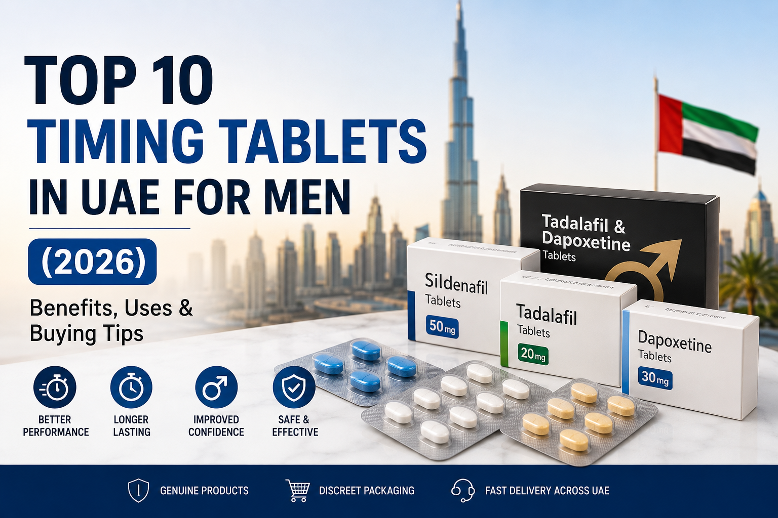 Cialis Dosage Guide for Men in UAE 5mg 10mg 20mg