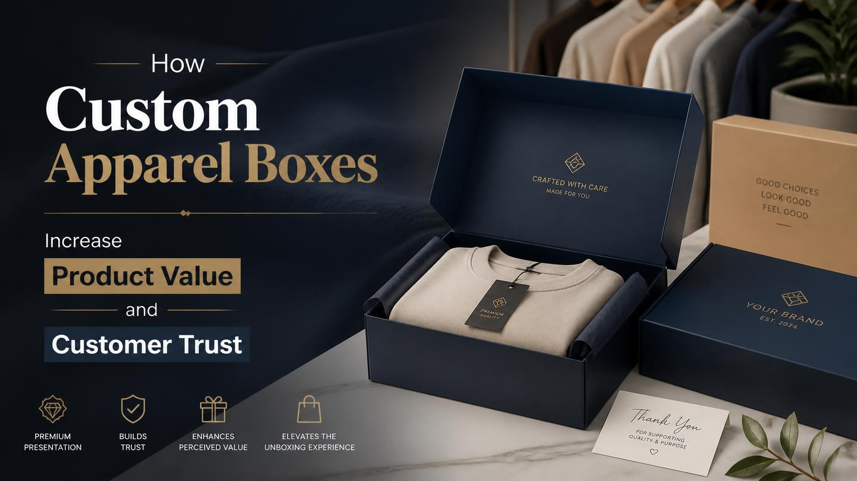 How Custom Apparel Boxes Increase Product Value and Customer Trust