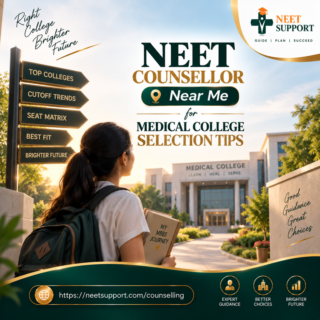 NEET Counsellor Near Me for Medical College Selection Tips | NEET Support