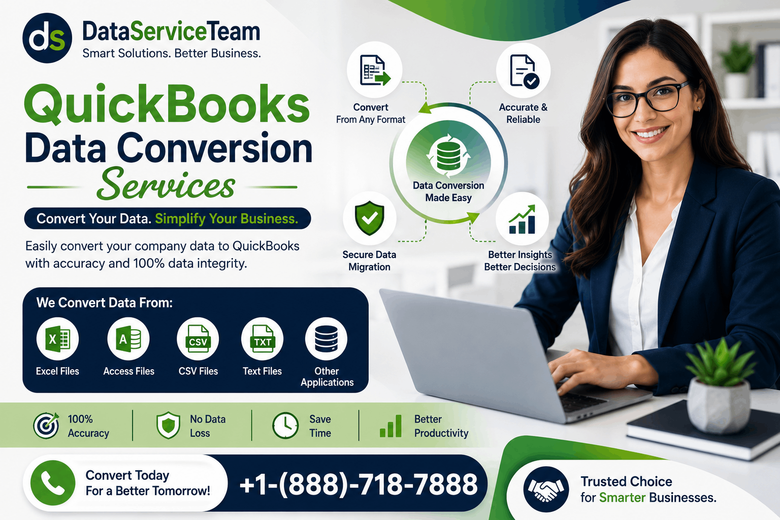 QuickBooks Data Conversion Services for Accurate File Migration