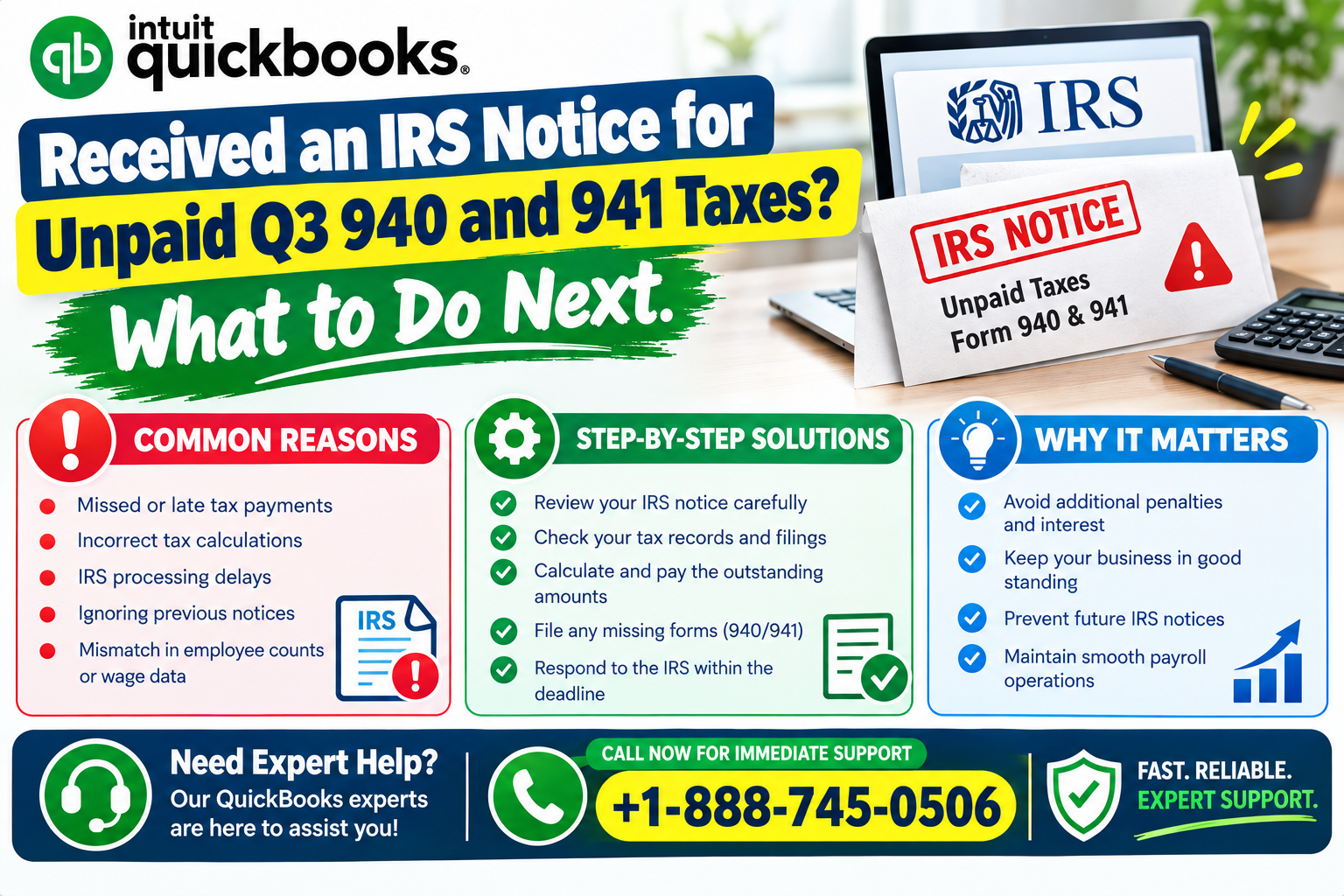 IRS Notice for Unpaid Q3