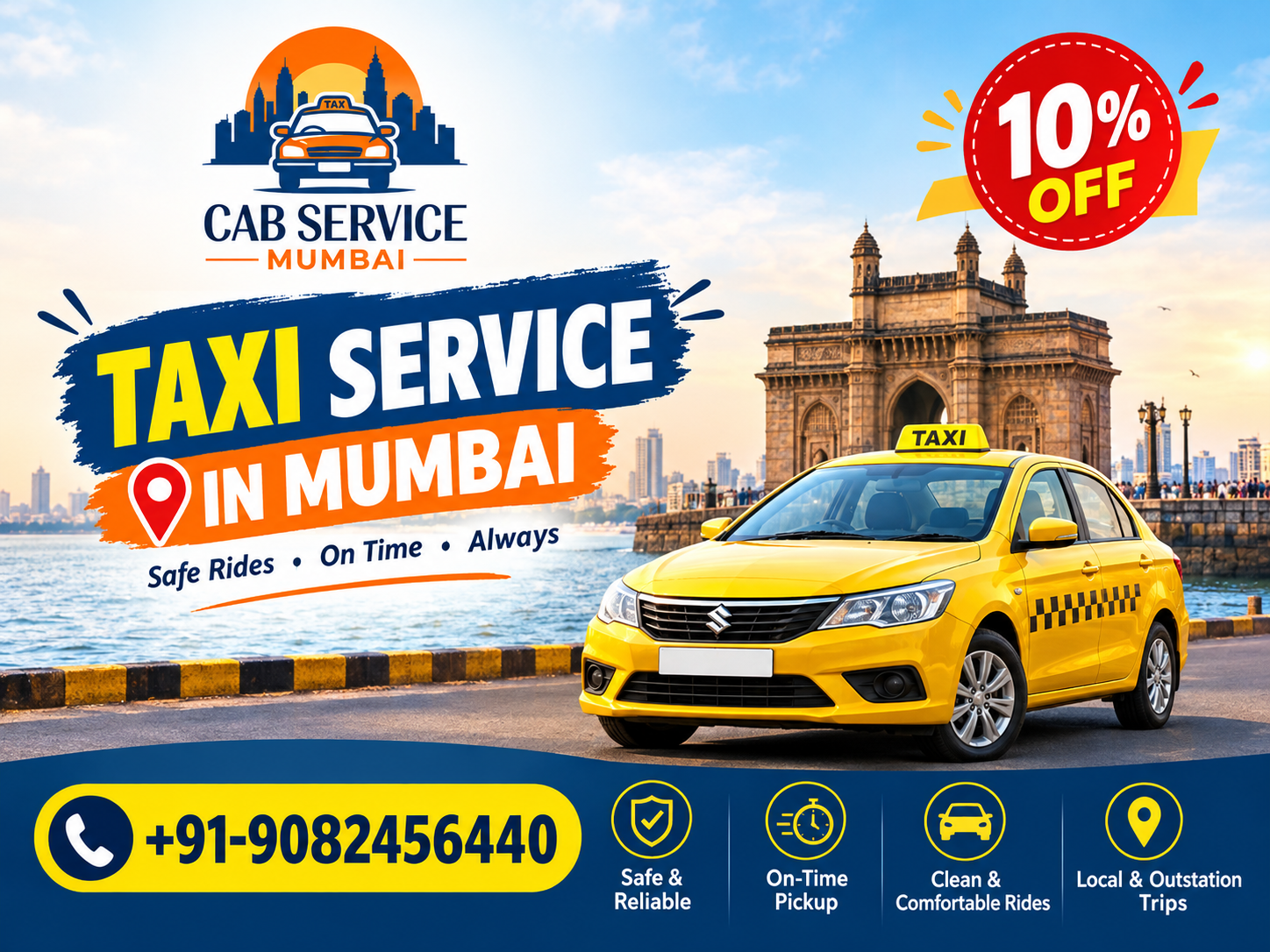 Taxi Service in Mumbai – Reliable, Comfortable and Convenient Cab Travel