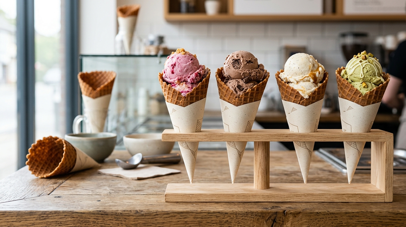 How Custom Cone Sleeves Improve Waffle and Ice Cream Packaging