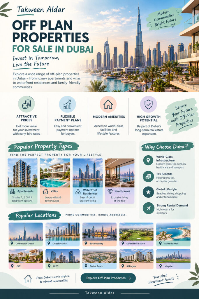 off plan properties for sale dubai