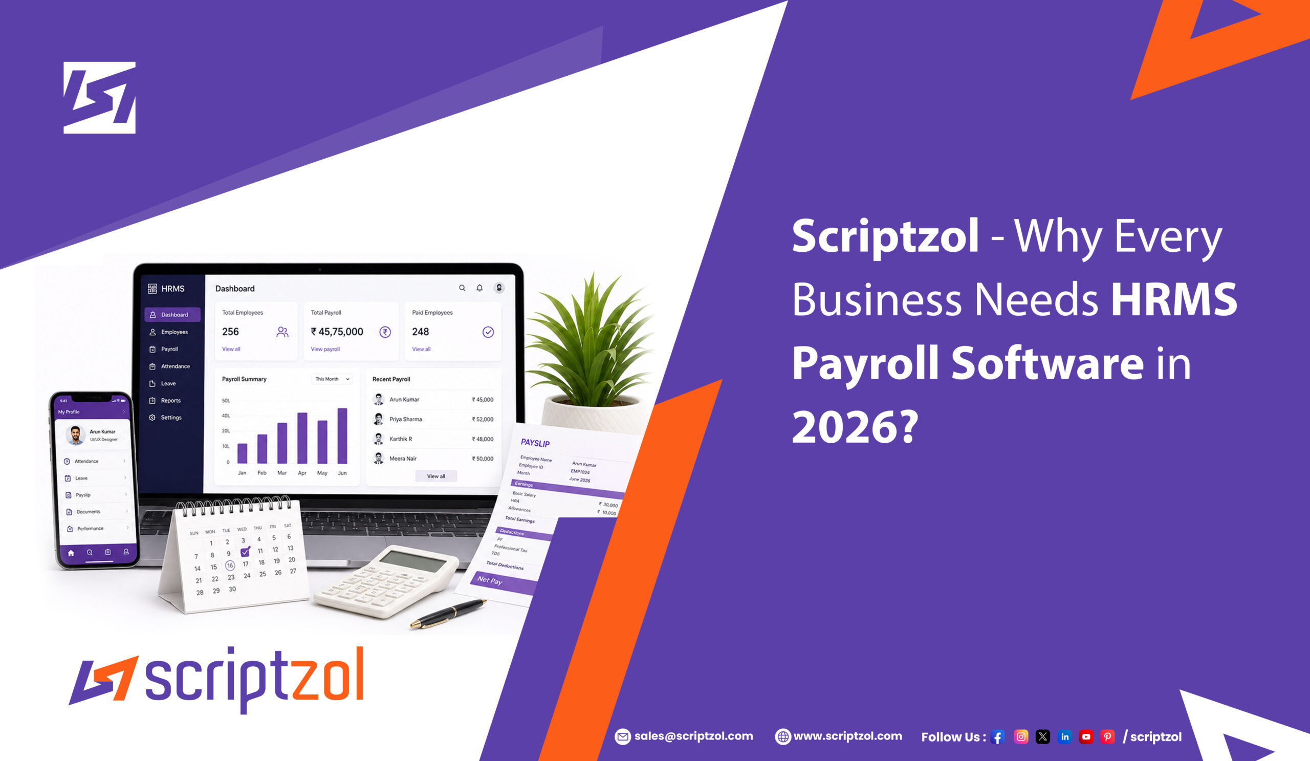 Why Every Business Needs HRMS Payroll Software in 2026? – Scriptzol