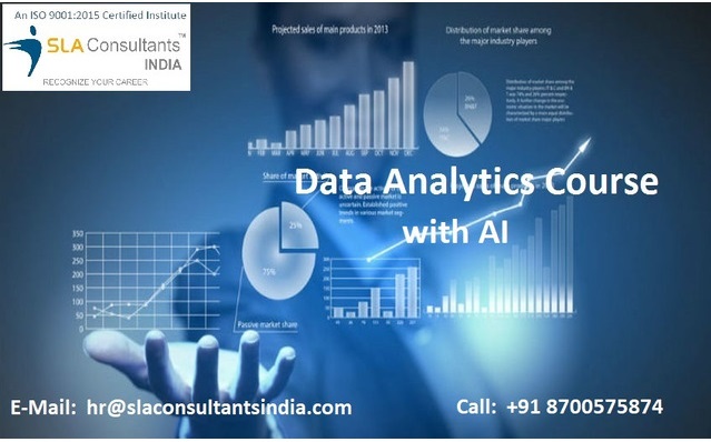 Data Analyst Training in Delhi, Develop Practical Skills in Analytics, Automation and Visualization, Free Alteryx, Prompt Engineering in Analytics & Gen AI Skills with IBM Certification Support by SLA Consultants India