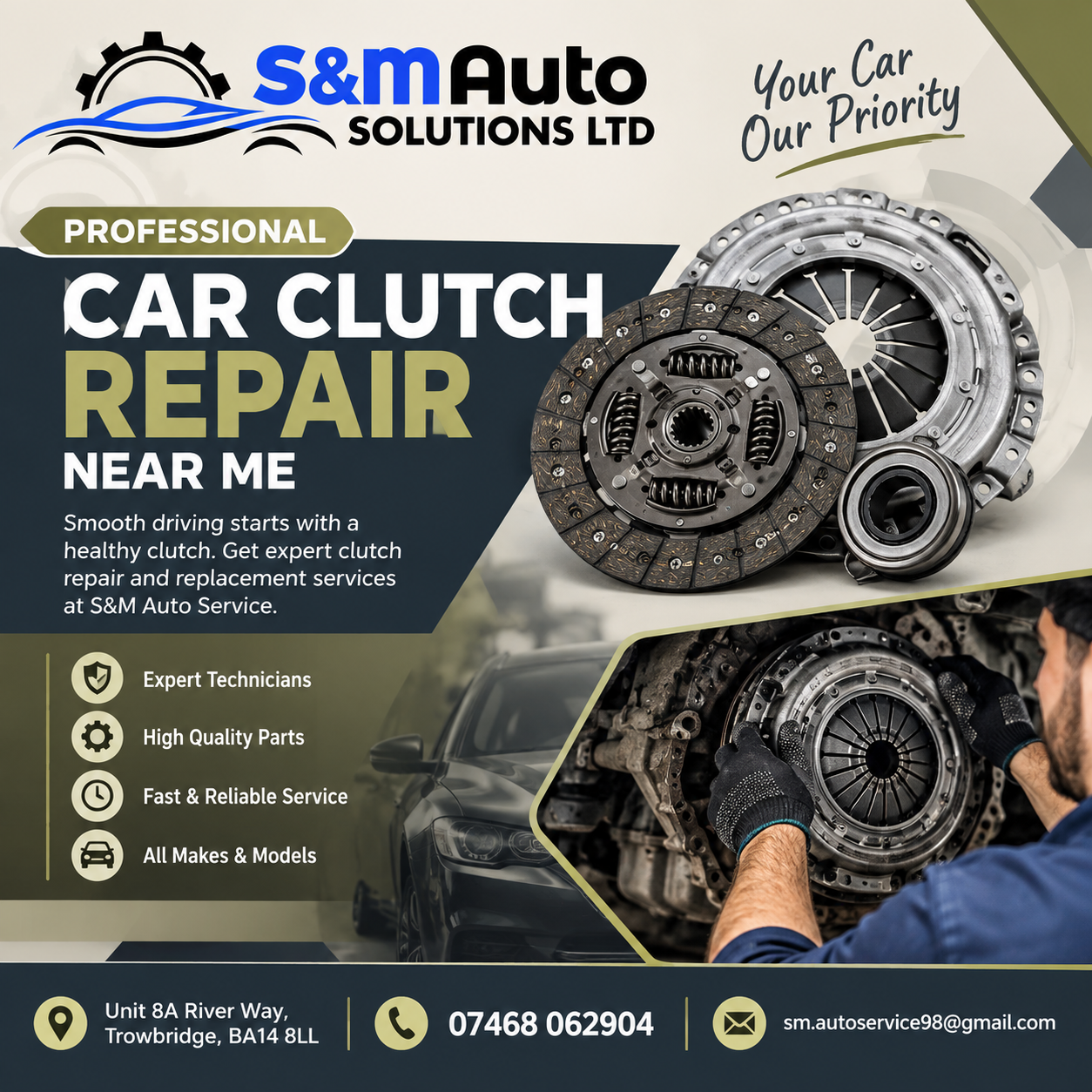 Common Clutch Problems and Replacement Advice for Drivers in Trowbridge