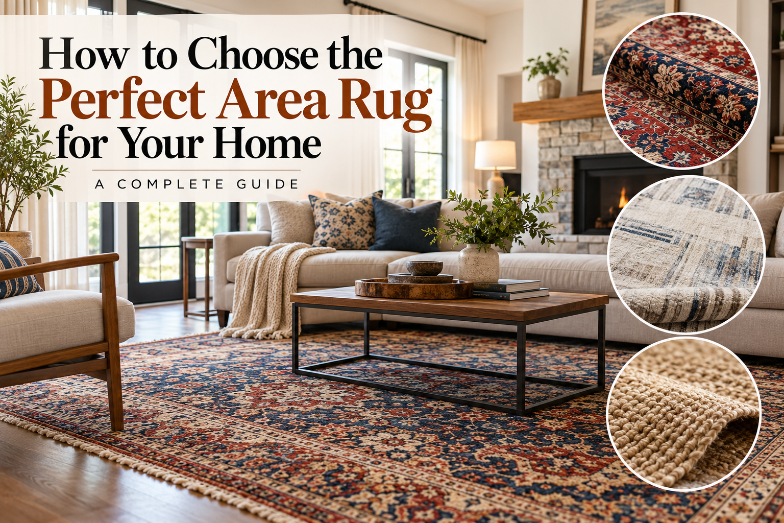 How to Choose the Perfect Area Rug for Your Home: A Complete Guide
