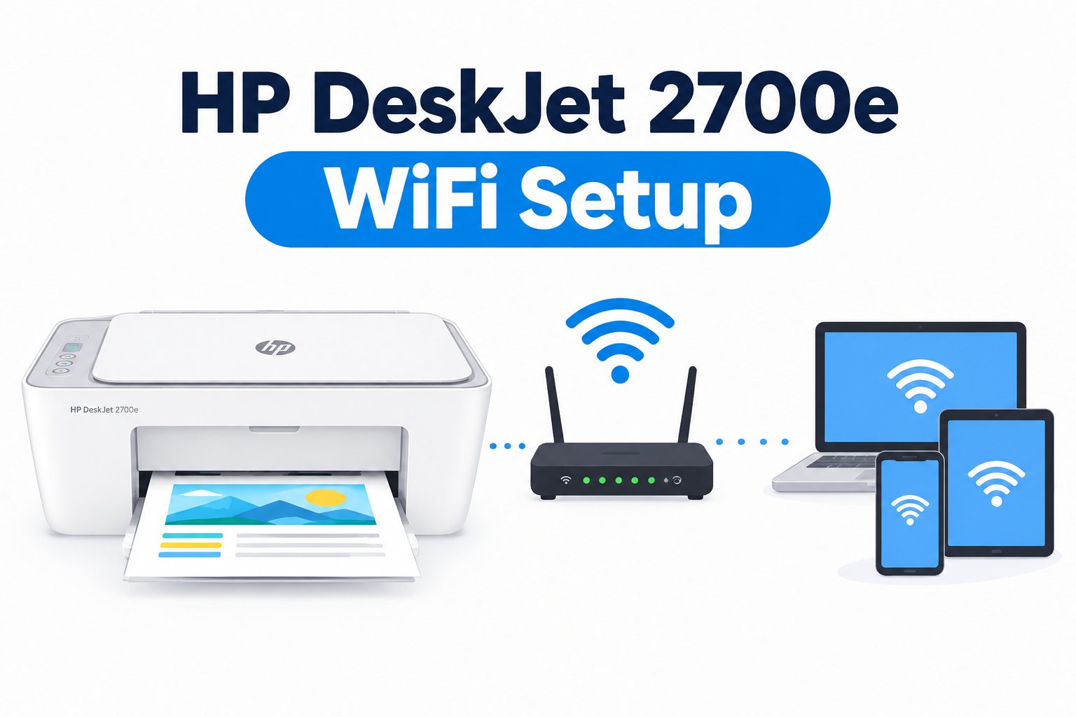 How to Connect HP DeskJet 2700 to WiFi