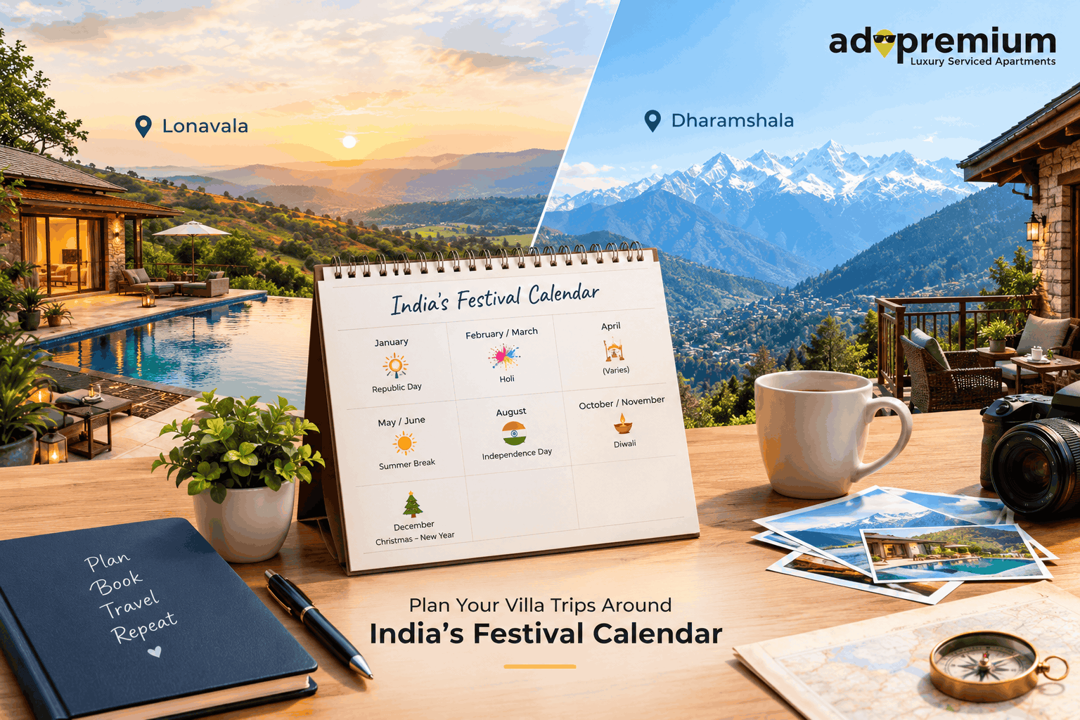 Lonavala Dharamshala Villa India Festival Long Weekend Calendar Guide