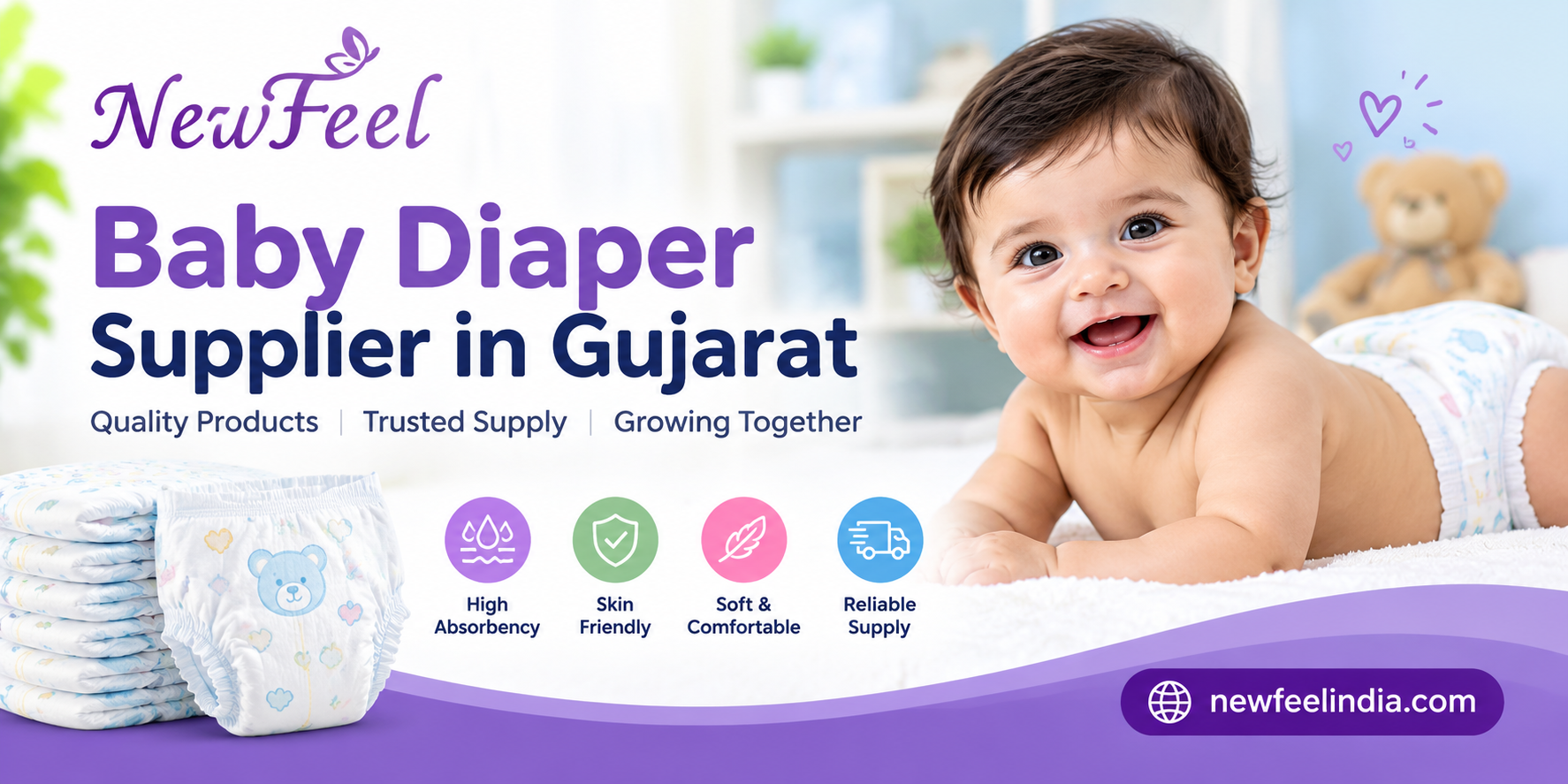 Baby Diaper Supplier in Gujarat