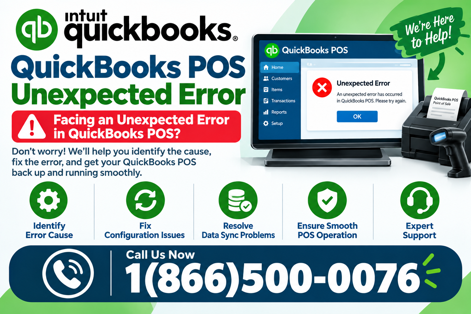 QuickBooks POS Unexpected Error