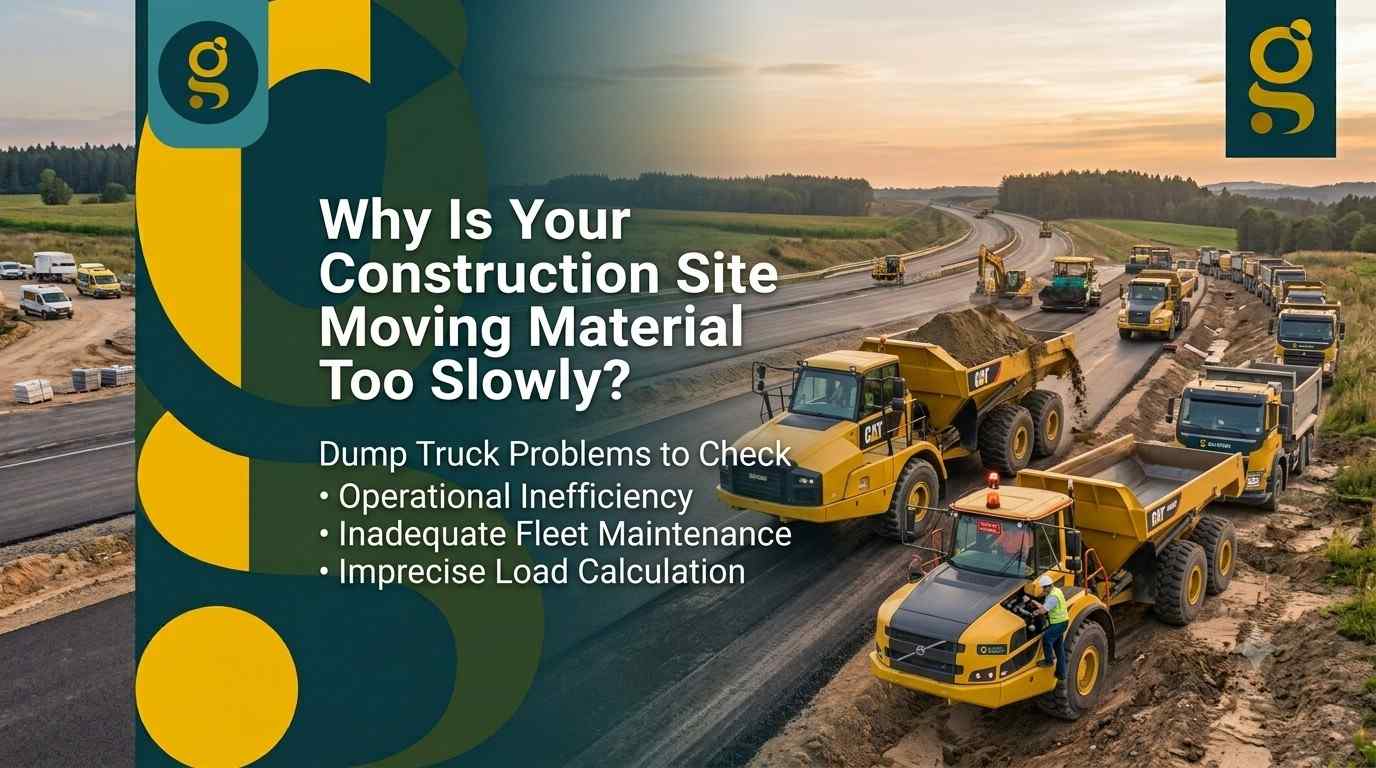 Why Is Your Construction Site Moving Material Too Slowly The Dump Truck Problems to Check