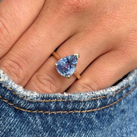 engagement rings with blue sapphires