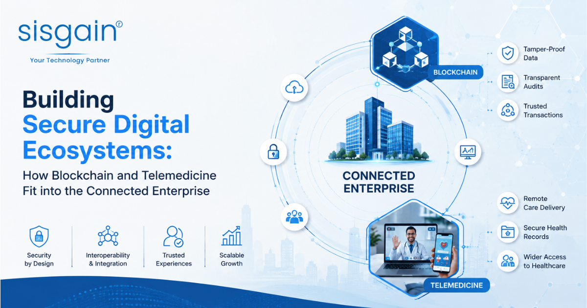 Secure digital ecosystems with blockchain and telemedicine